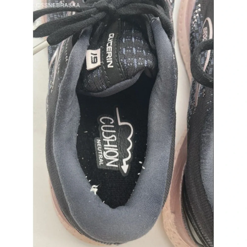 Brooks Black Glycerin 19 Running Shoes, Women's - Size 9.5 - Picture 7 of 11